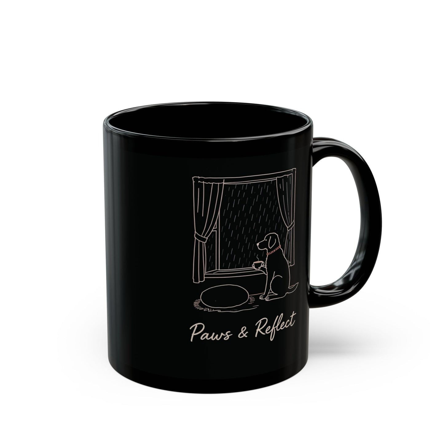 Paws & Reflect — Cozy Rainy Day Dog Mug
