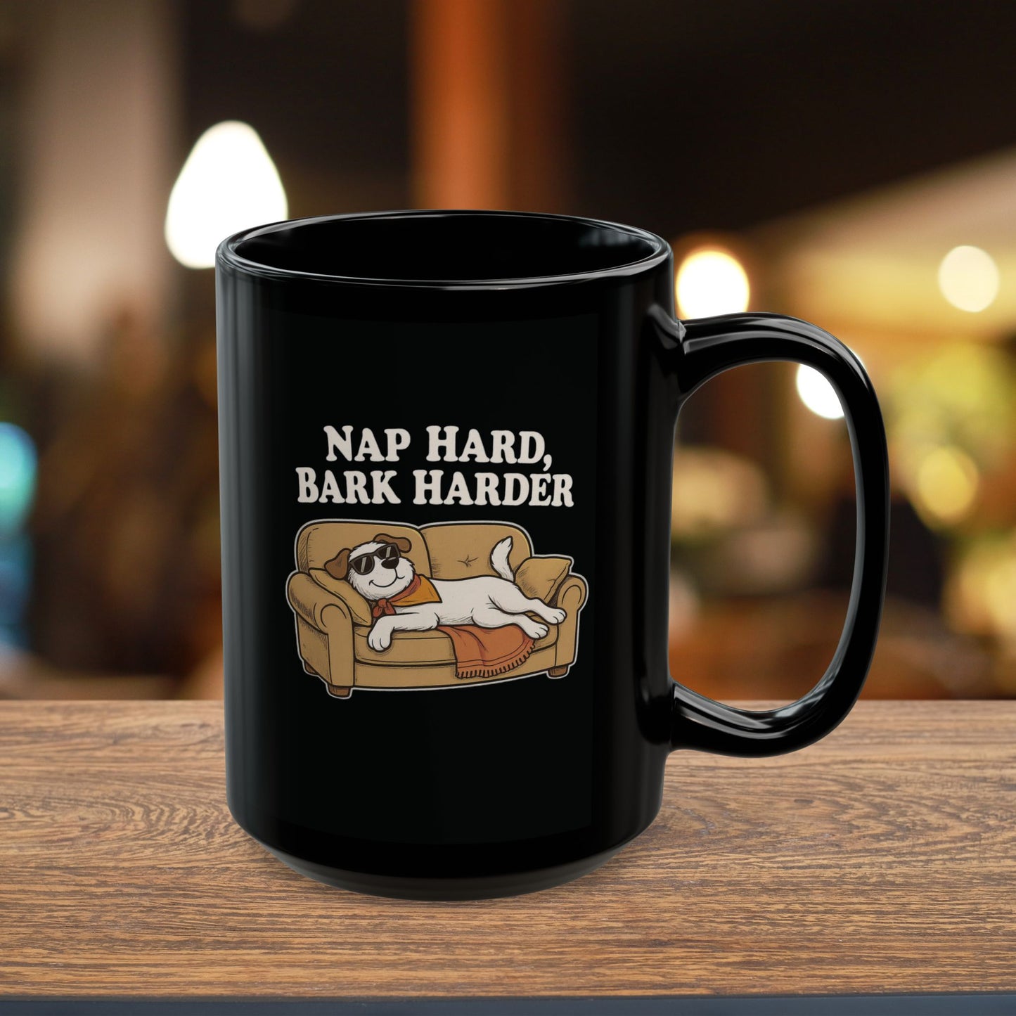 Nap Hard, Bark Harder Mug
