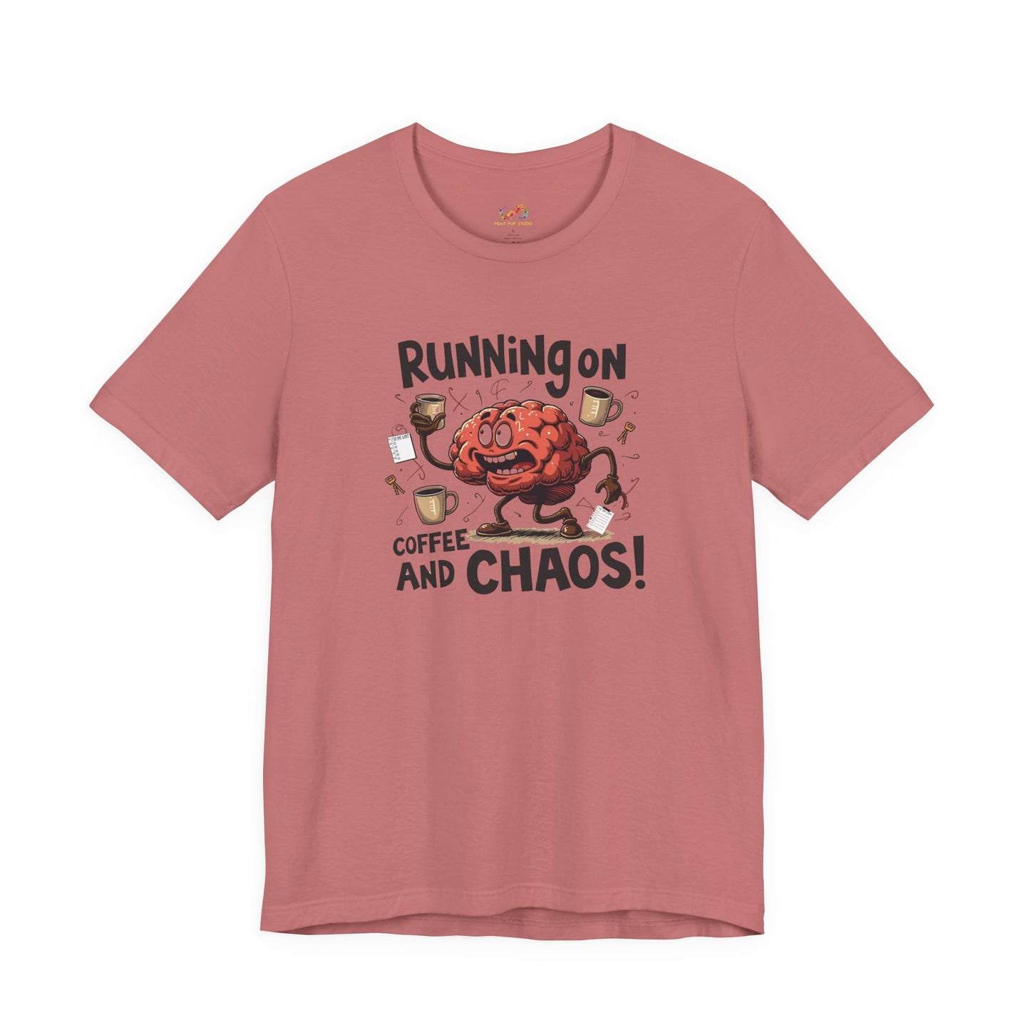 Coffee & Chaos Brain Tee