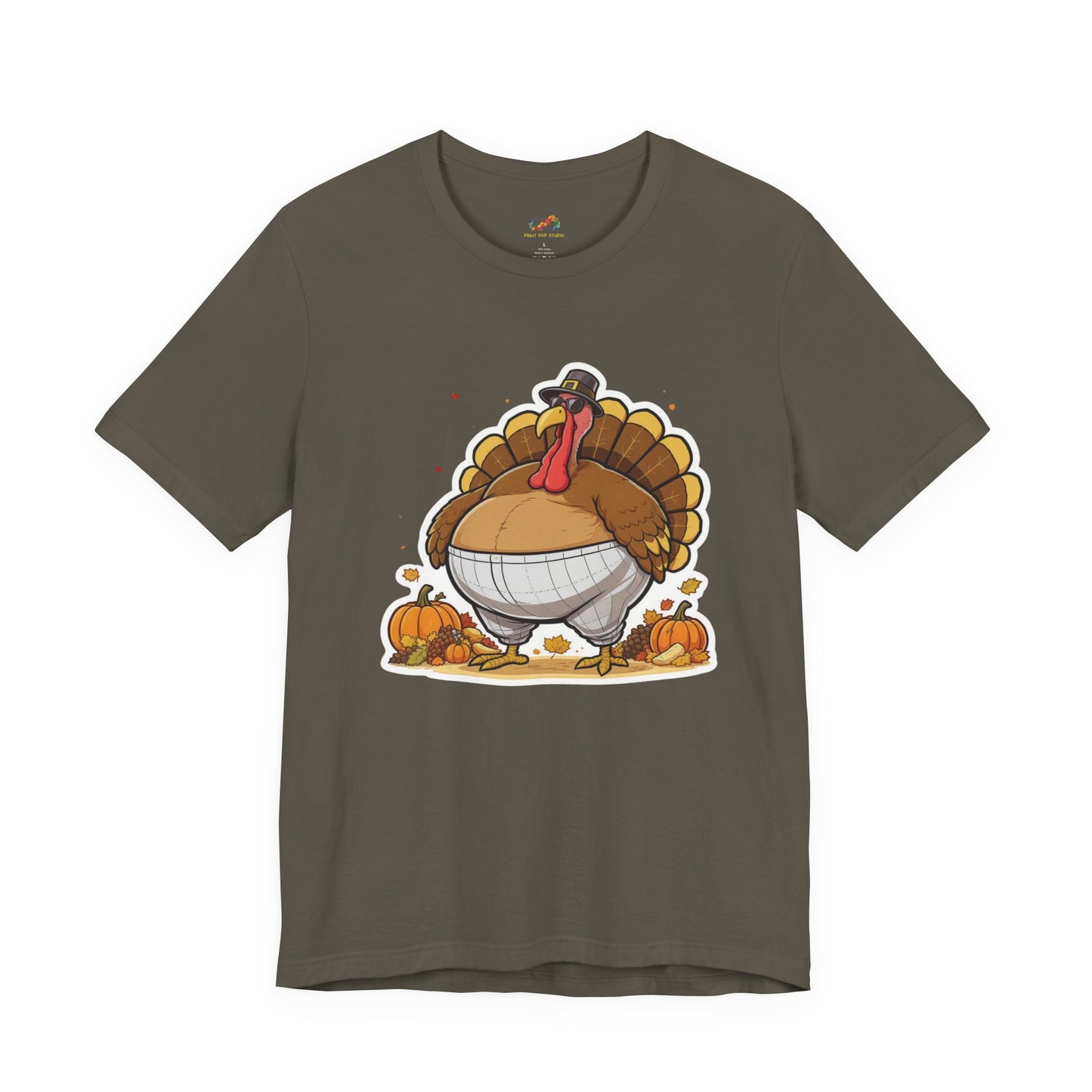 Gobble ‘Til You Wobble Tee – Funny Thanksgiving Turkey Shirt