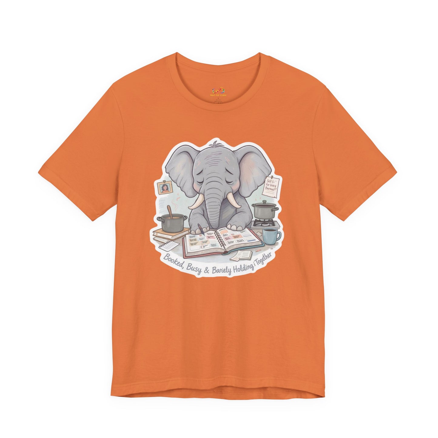 Emotionally Booked Elephant Tee