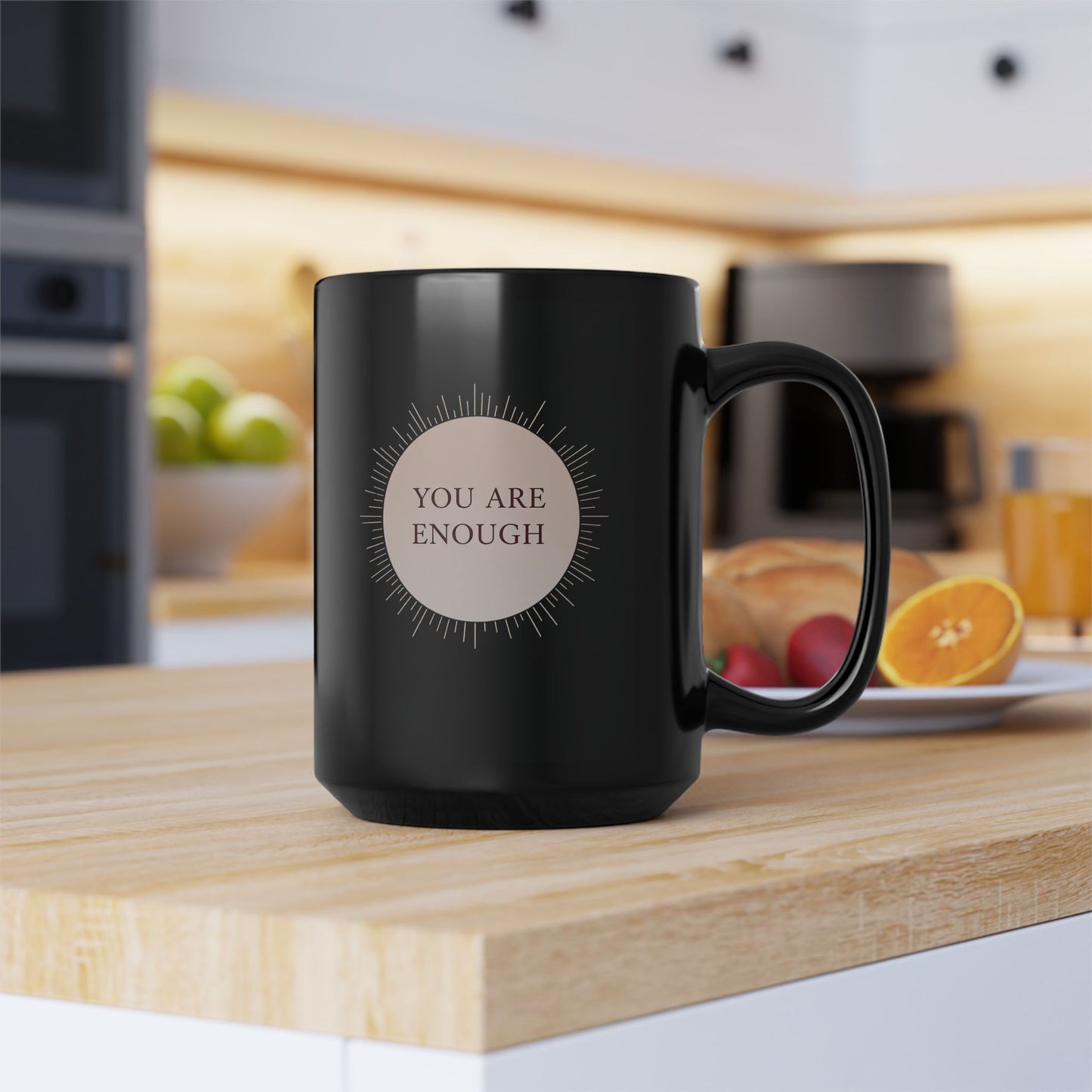 You Are Enough – Minimalist Affirmation Mug