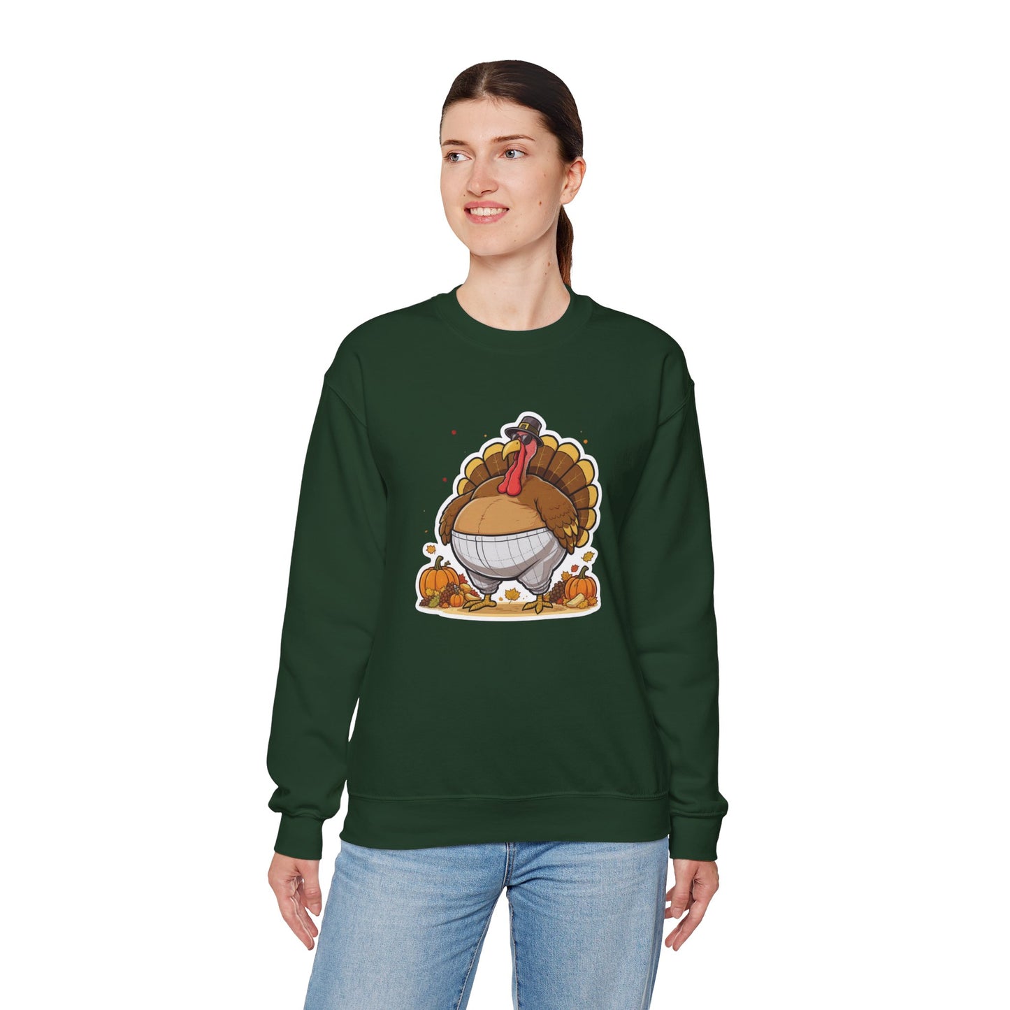Gobble ‘Til You Wobble Sweatshirt – Funny Thanksgiving Turkey Sweater
