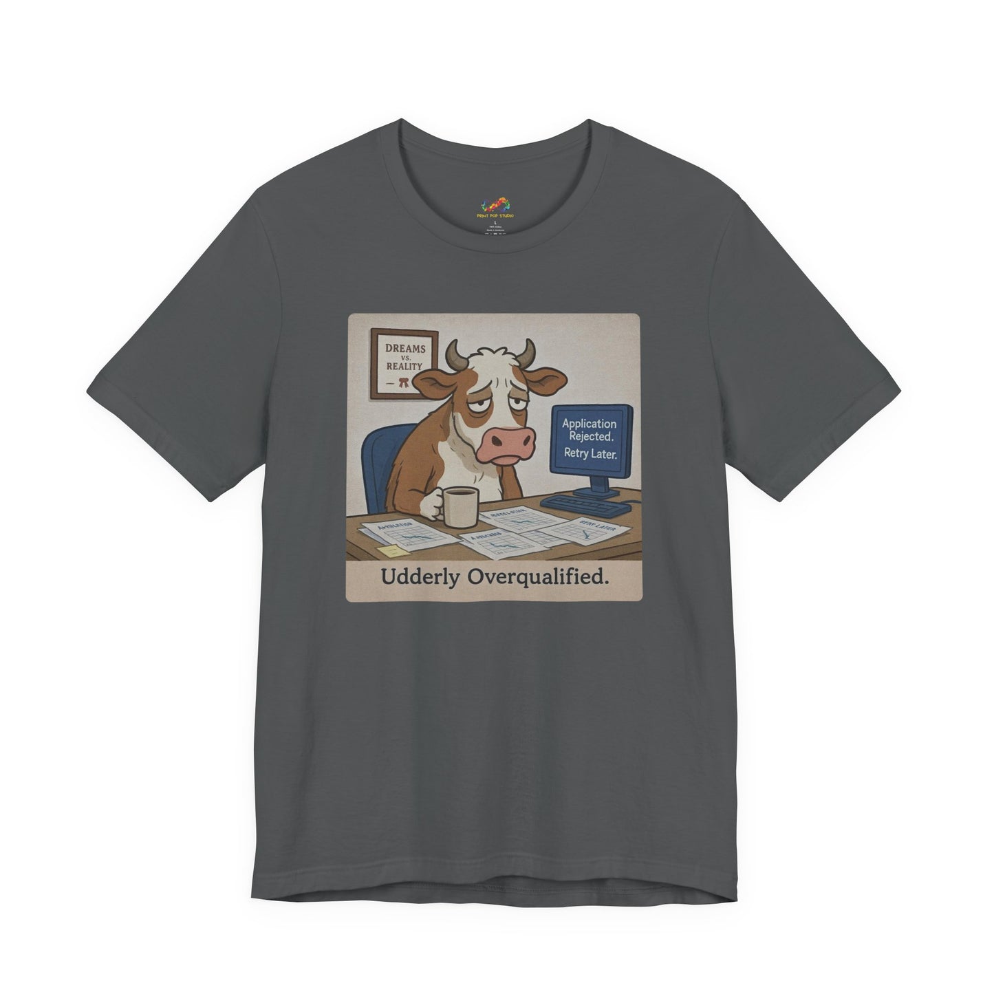 Crushed Ambition Cow Tee