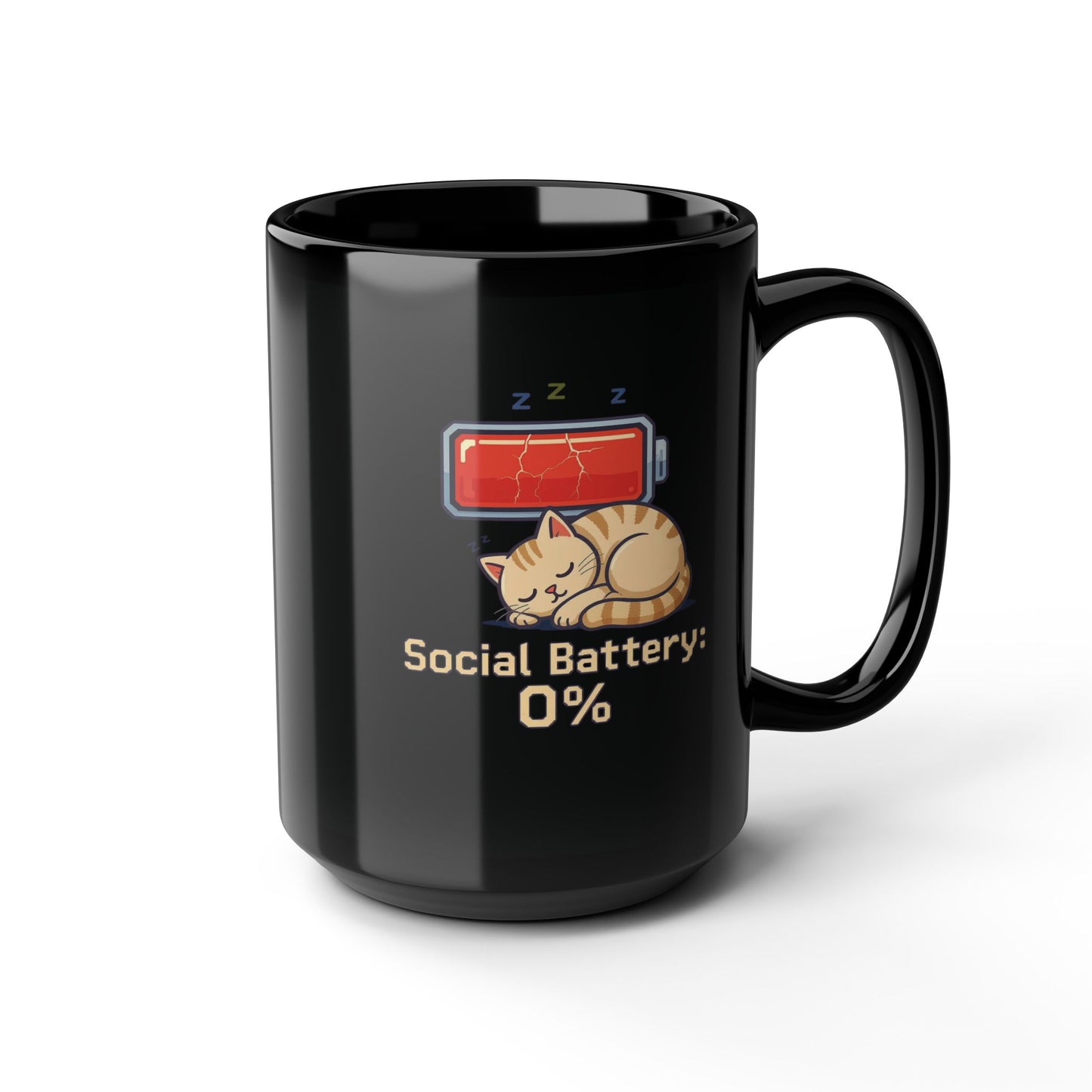 Social Battery: 0% Mug