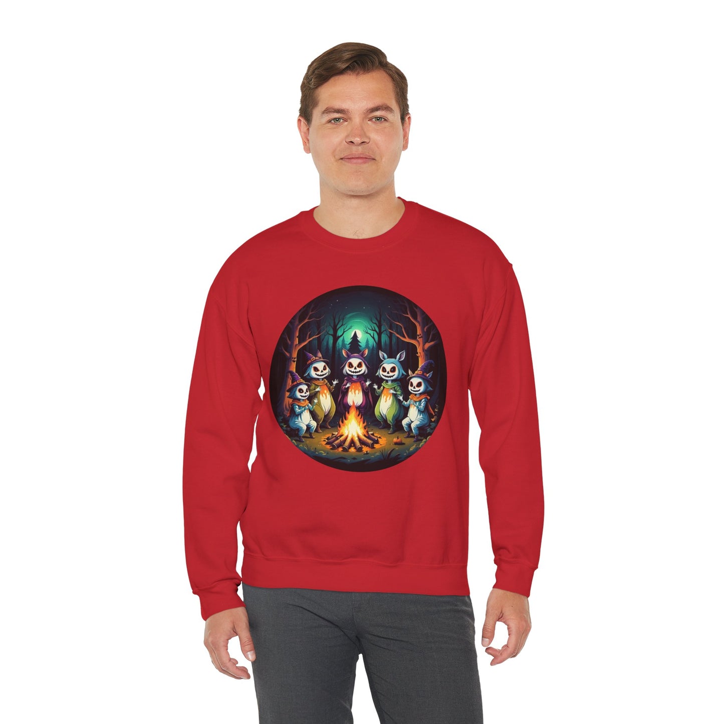 Enchanted Gathering Tee – Whimsical Forest Spirits Halloween Shirt