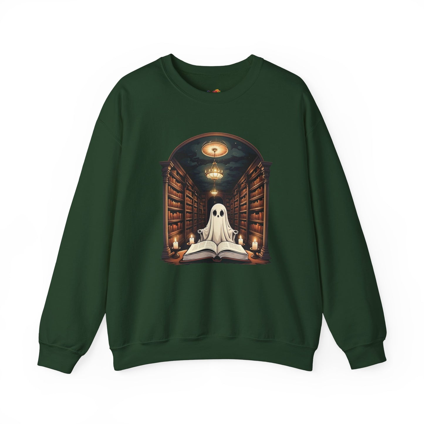 Ghost Stories & Candlelight Sweatshirt – Cozy Haunted Library Pullover