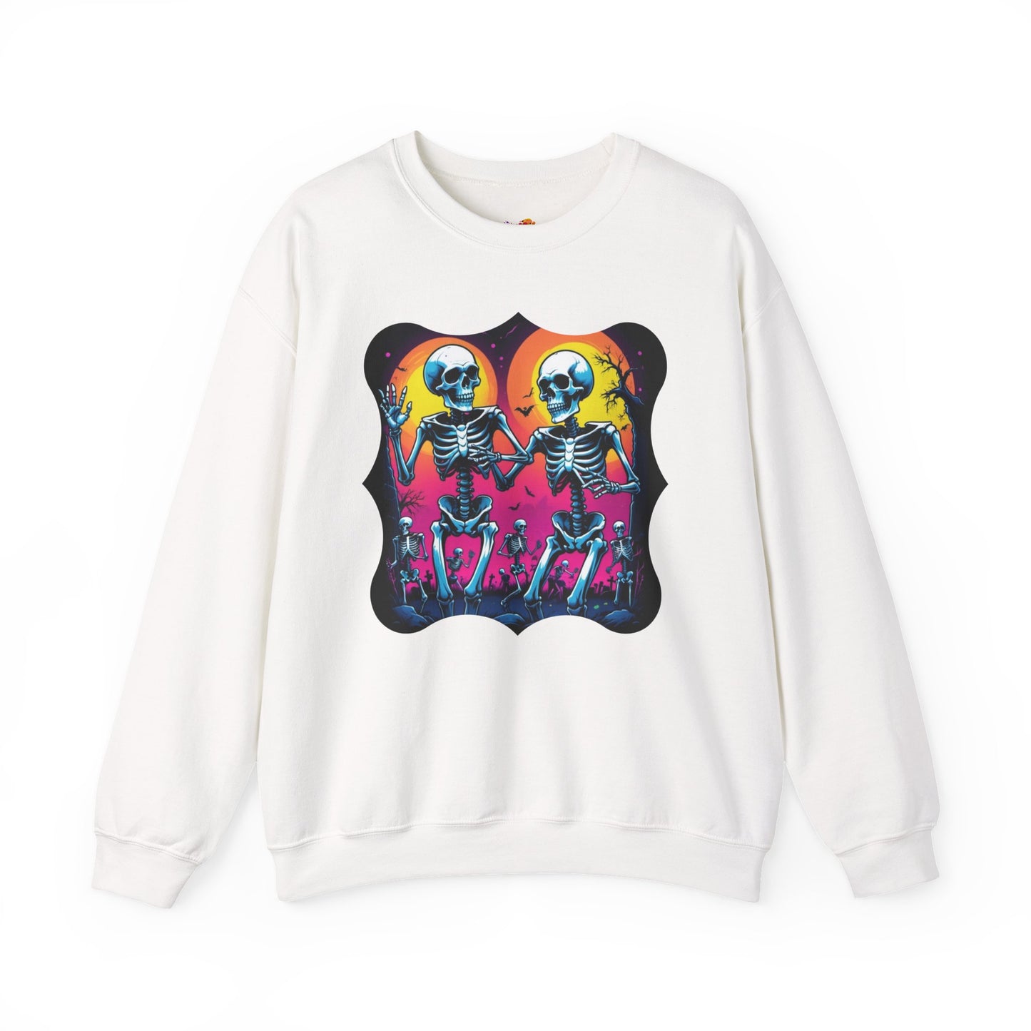 Boogie Bones Sweatshirt – Neon Disco Skeleton Pullover