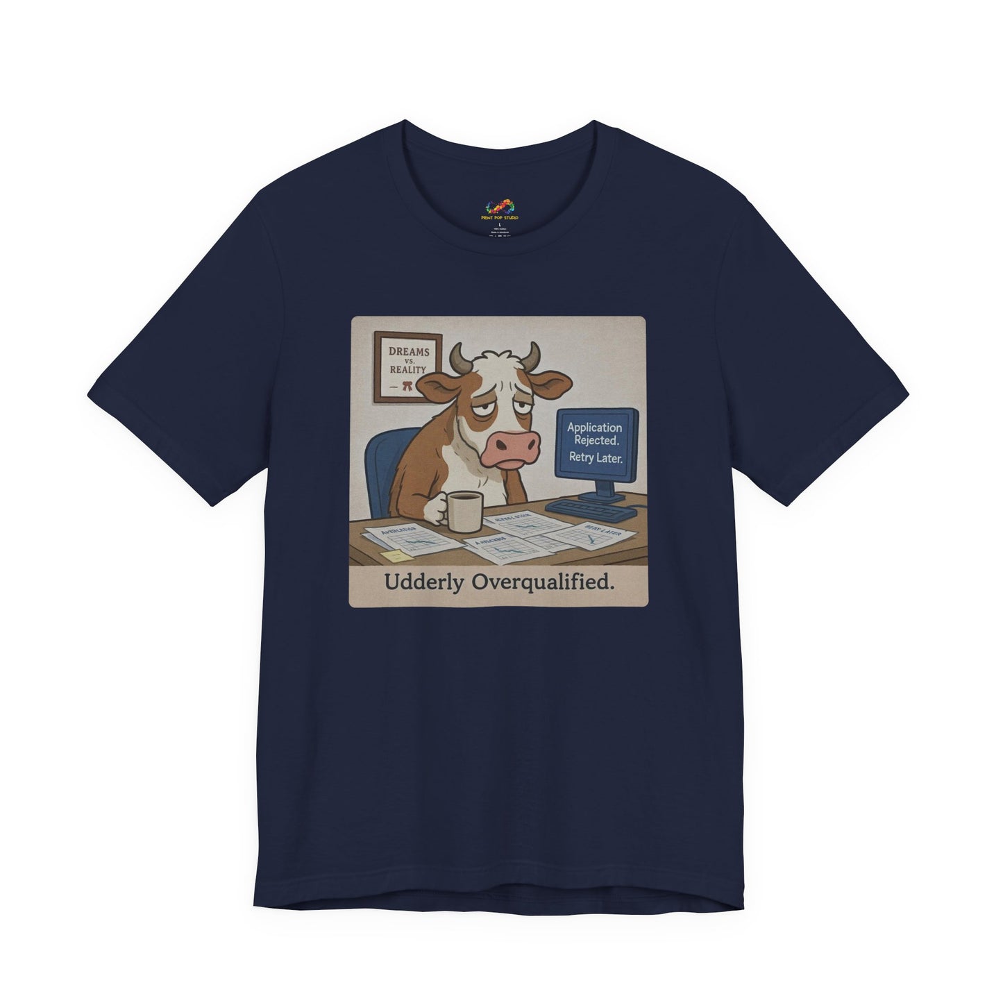Crushed Ambition Cow Tee
