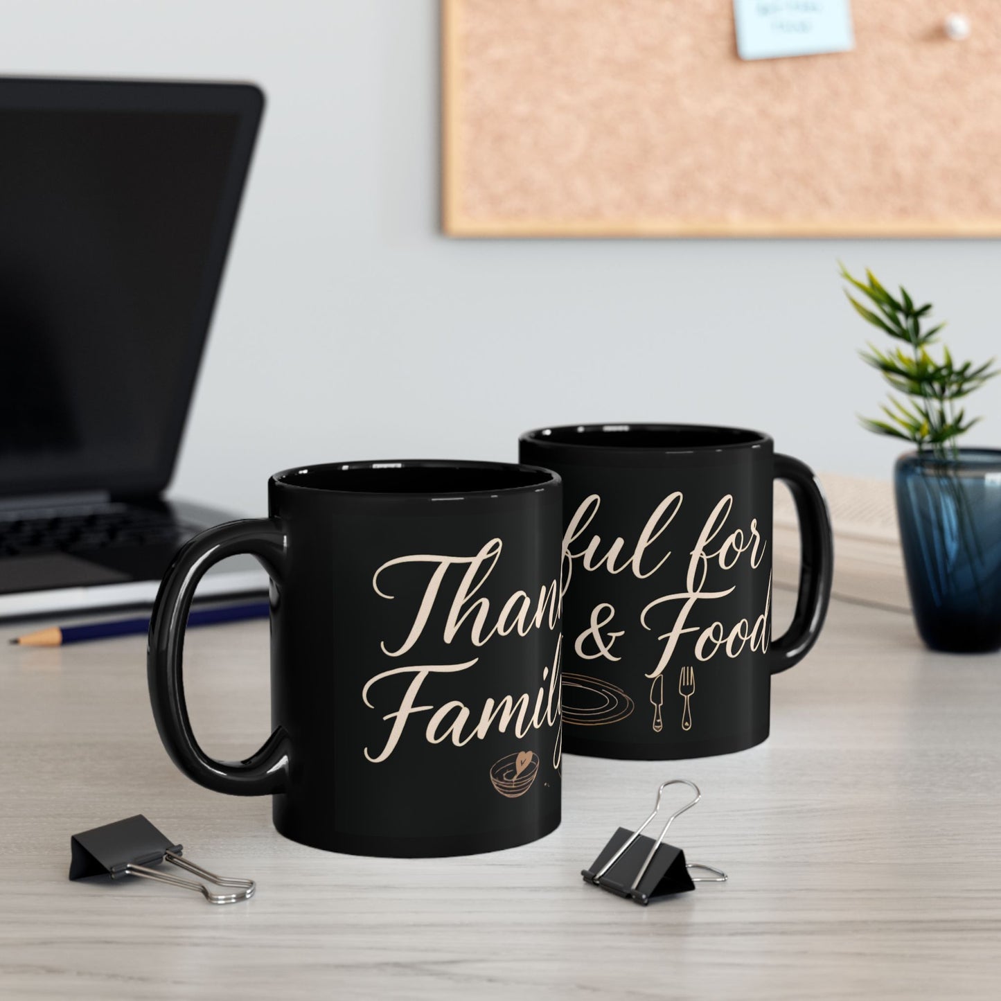 Thankful for Family & Food Mug