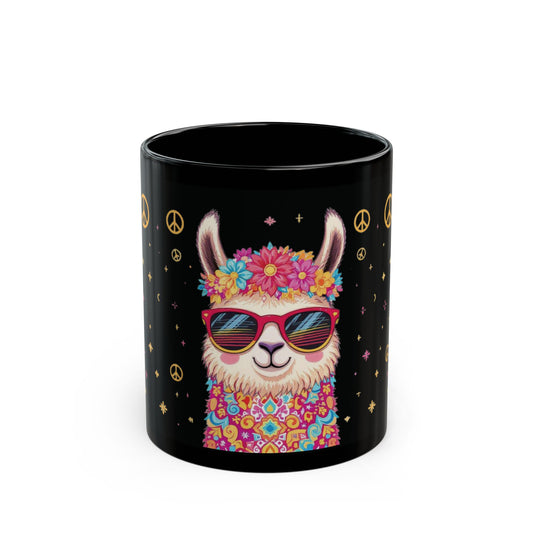 Hippie Llama Flower Crown Mug