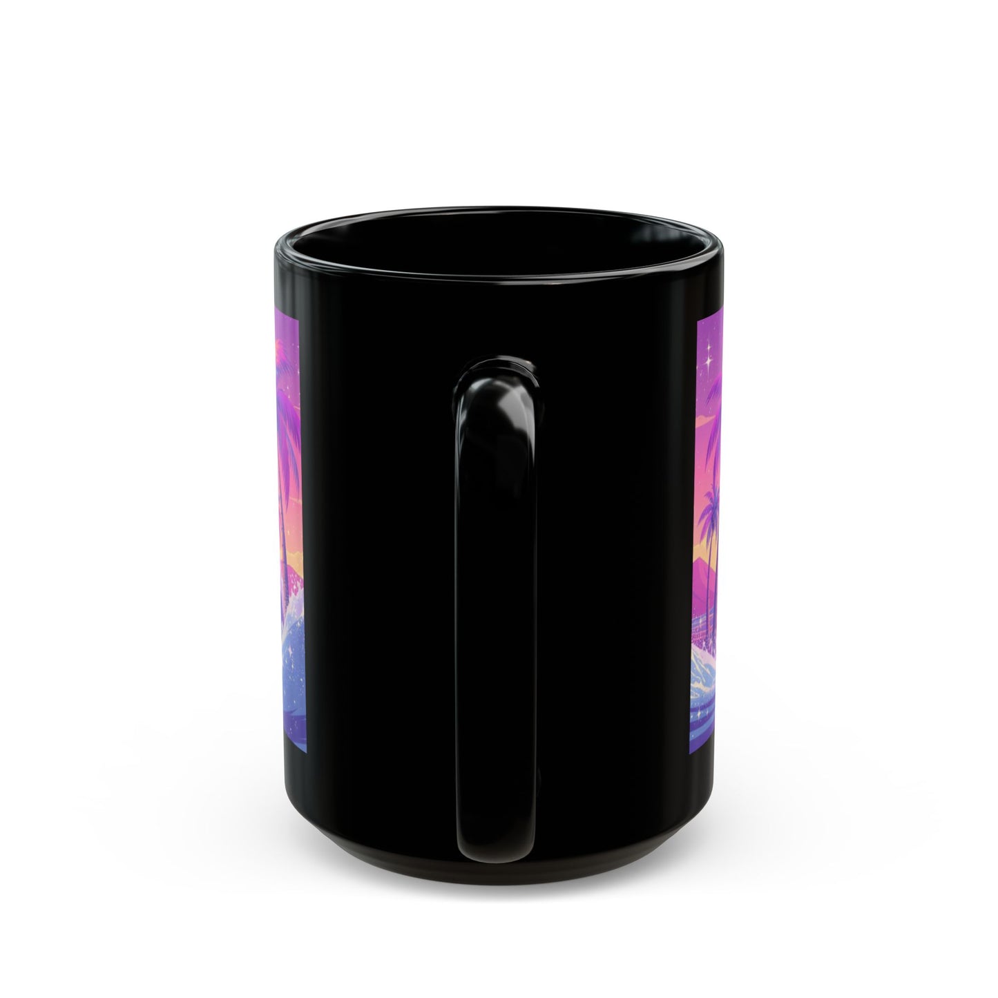 Retro Chill Lizard Lava Wave Mug