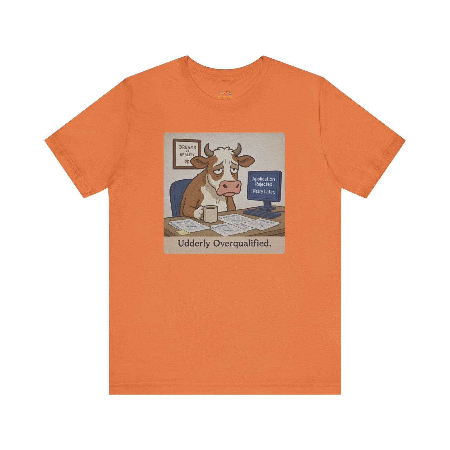 Crushed Ambition Cow Tee