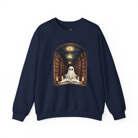 Ghost Stories & Candlelight Sweatshirt – Cozy Haunted Library Pullover