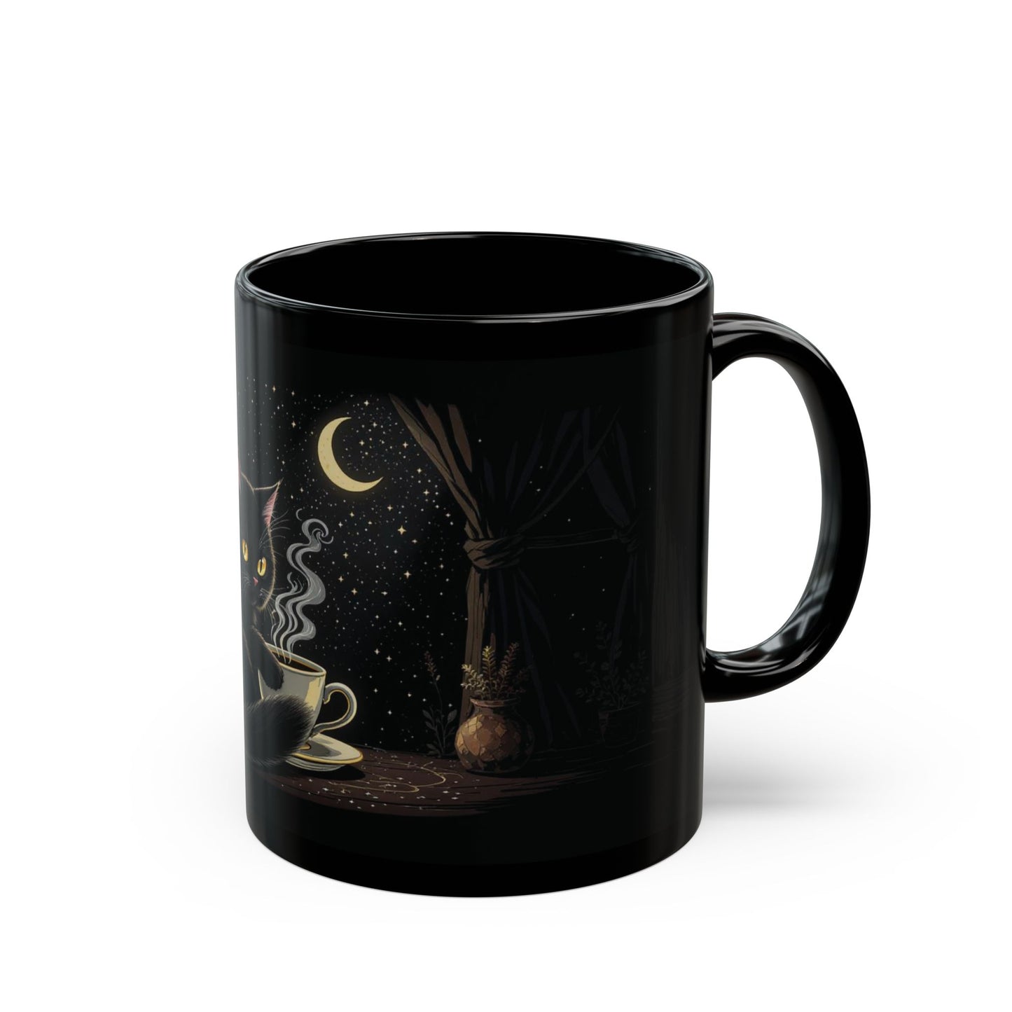 Black Cat & Brew Mug