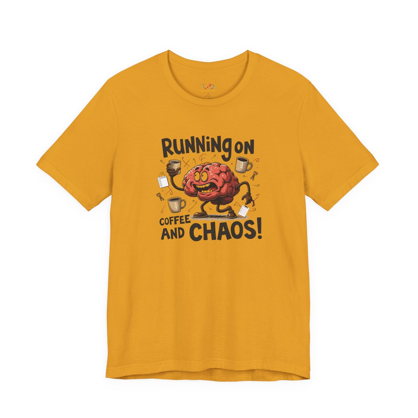 Coffee & Chaos Brain Tee