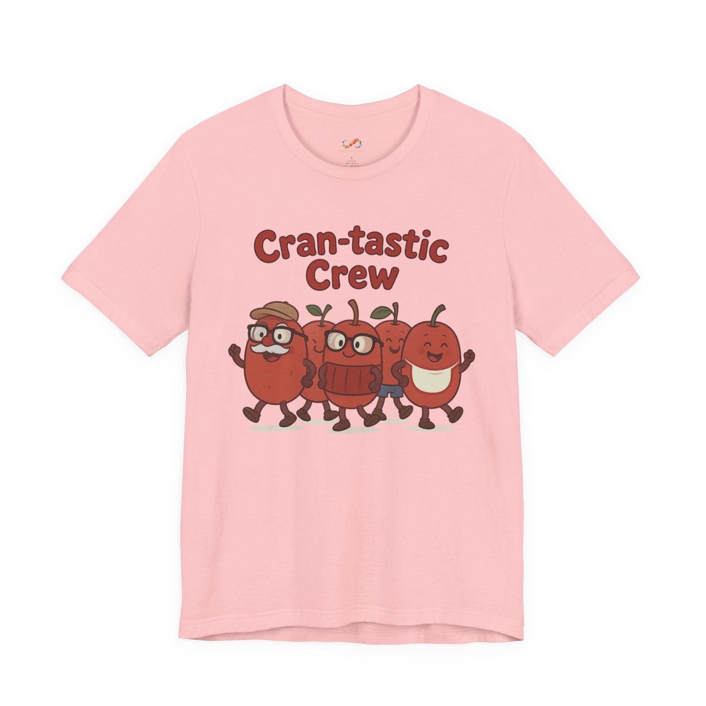 Cran-tastic Crew Tee – Cute Dancing Cranberry Thanksgiving Shirt