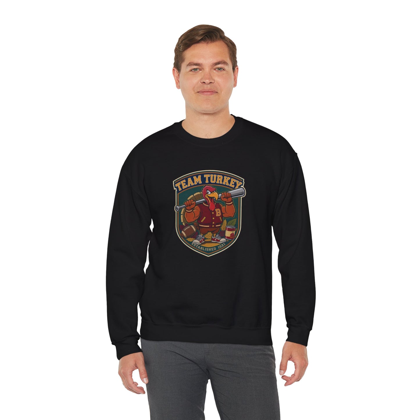 Team Turkey Sweatshirt – Varsity Thanksgiving Edition