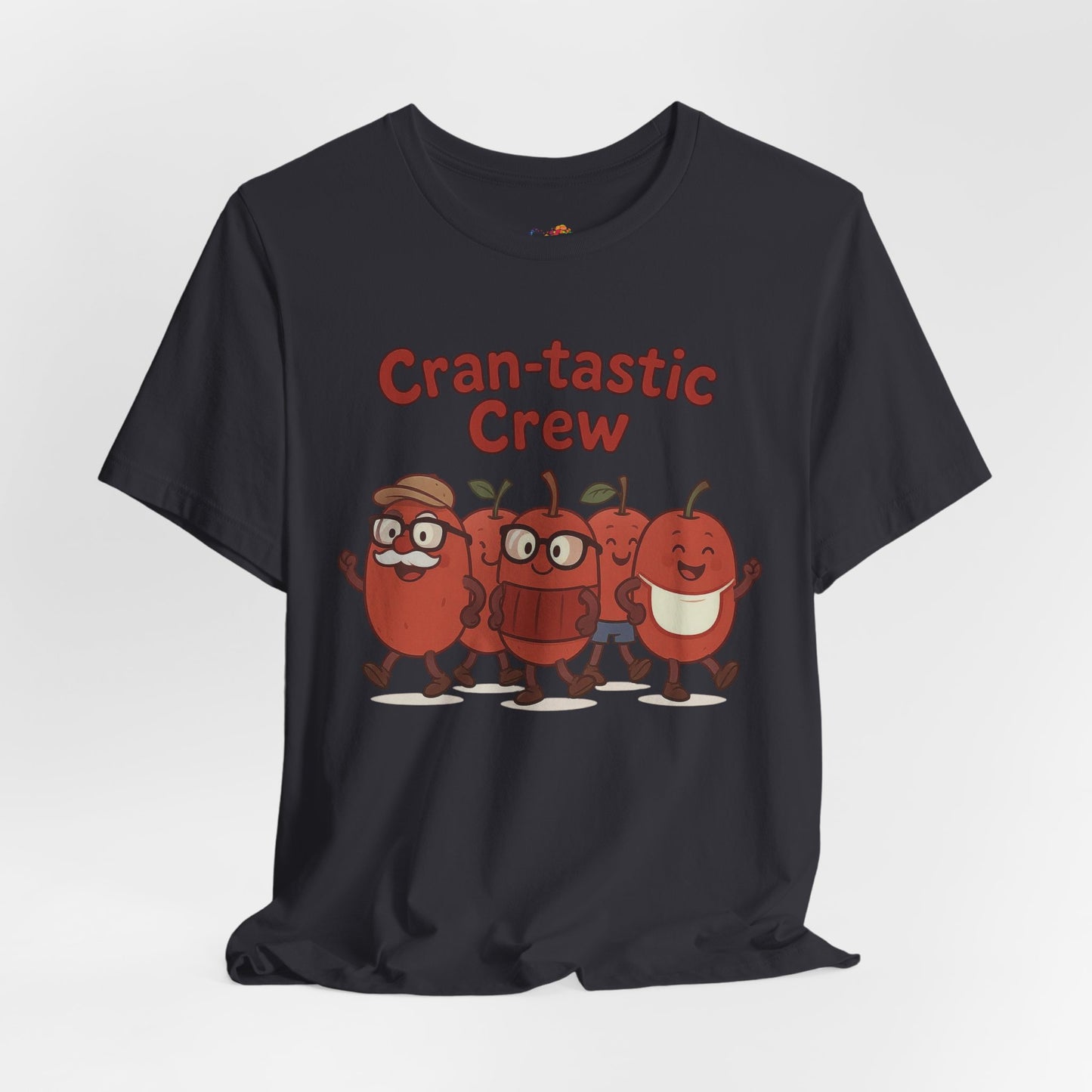 Cran-tastic Crew Tee – Cute Dancing Cranberry Thanksgiving Shirt