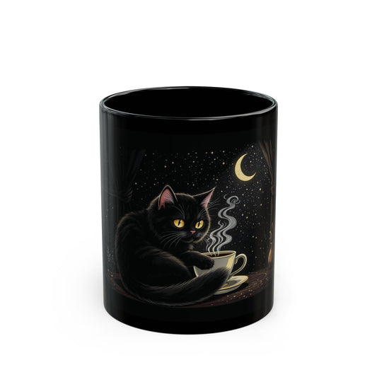 Black Cat & Brew Mug