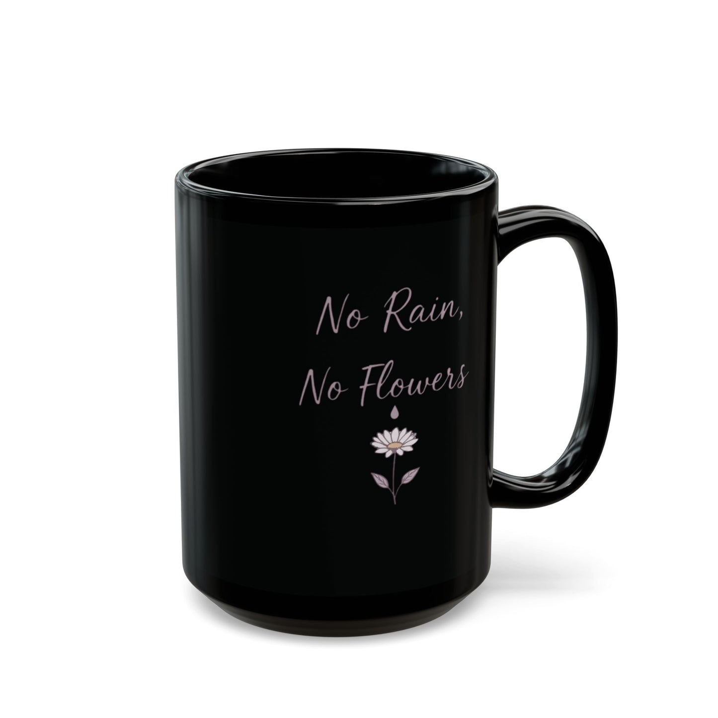 No Rain, No Flowers — Lavender Resilience Mug
