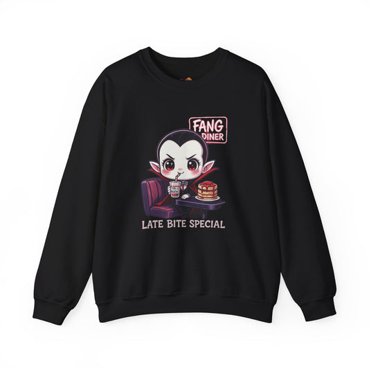 Late Bite Special Sweatshirt – Kawaii Vampire Diner Pullover