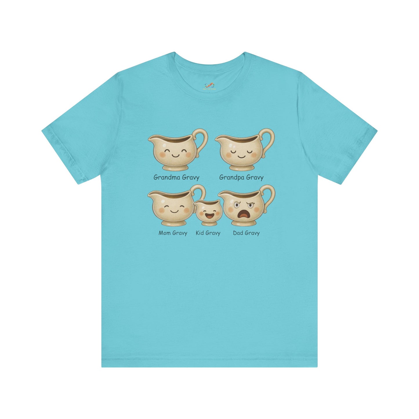 Gravy Squad Tee – Cute Family of Gravy Boats Graphic