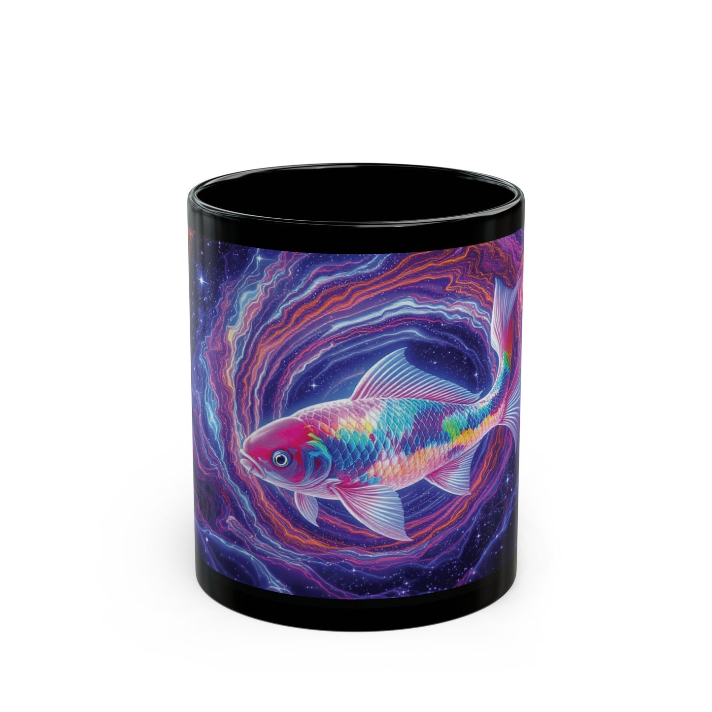 Cosmic Rainbow Koi Mug