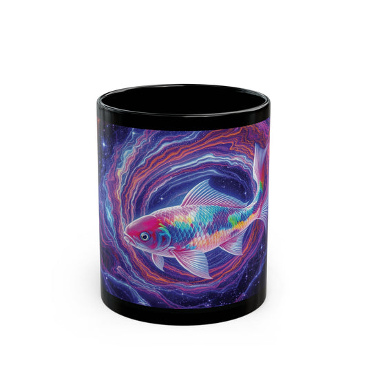 Cosmic Rainbow Koi Mug
