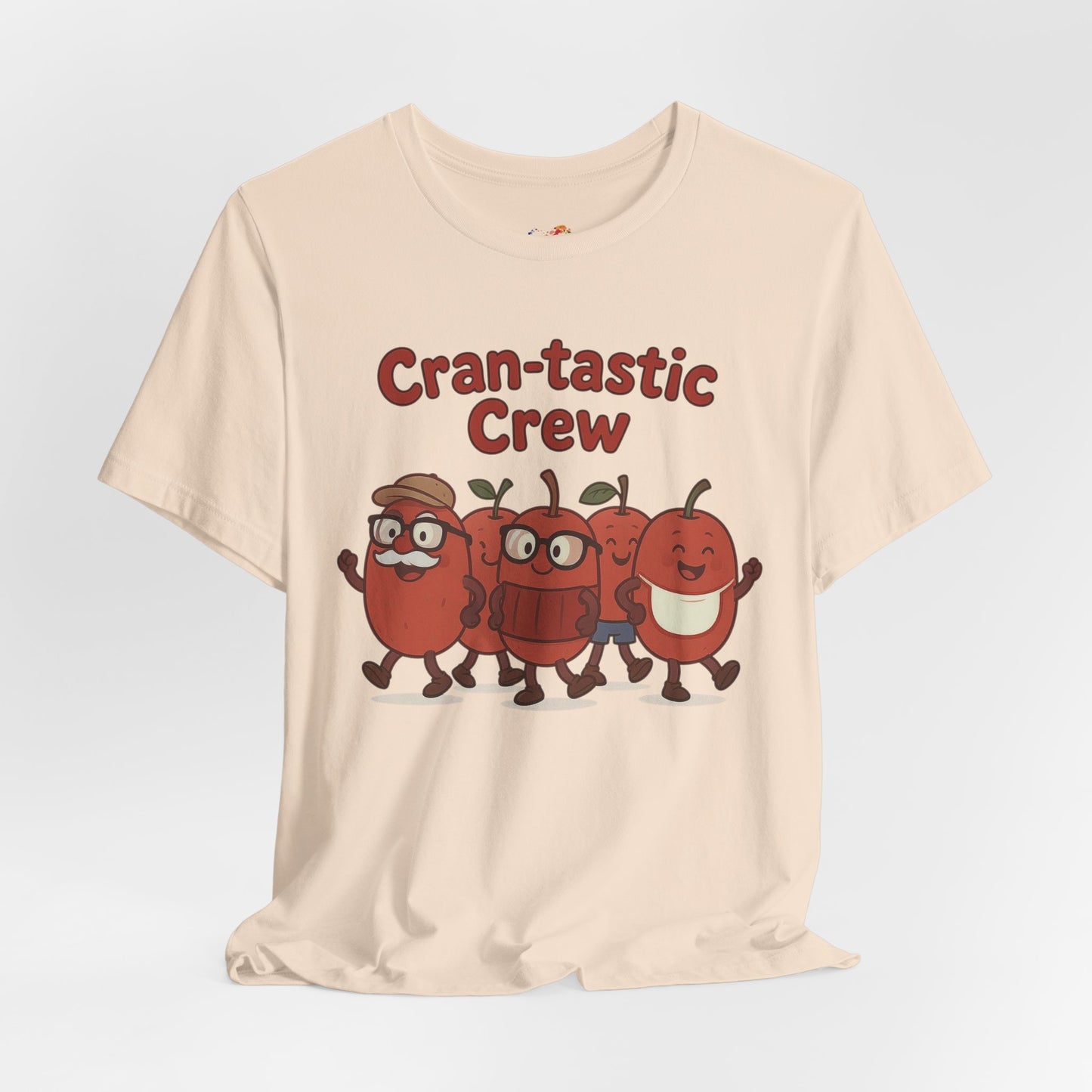 Cran-tastic Crew Tee – Cute Dancing Cranberry Thanksgiving Shirt