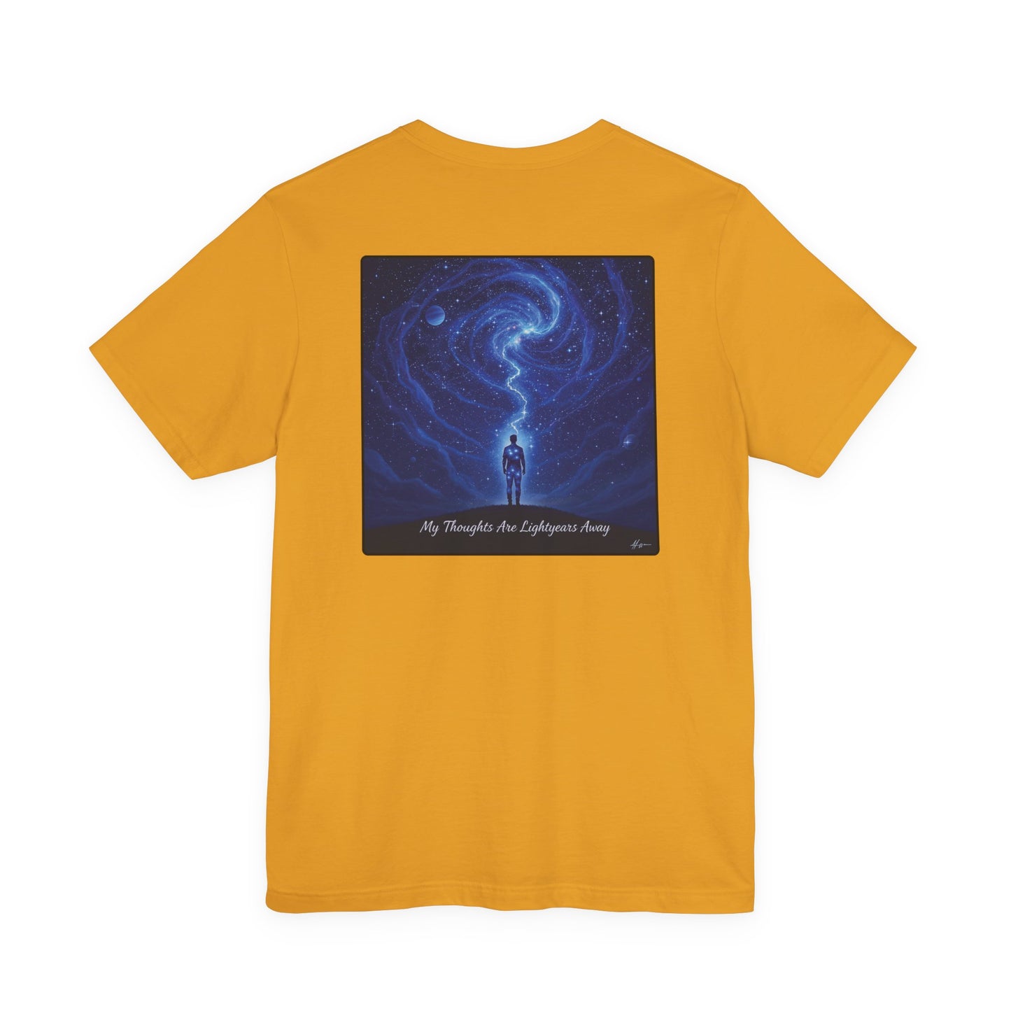My Thoughts Are Lightyears Away – Cosmic Reflection Tee