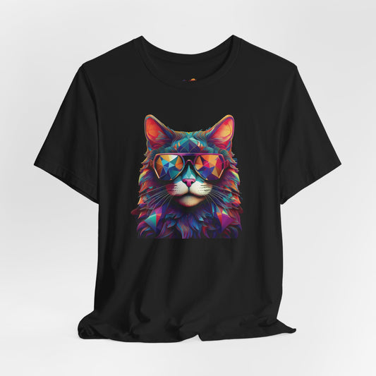 Cat Psychedelic Tee