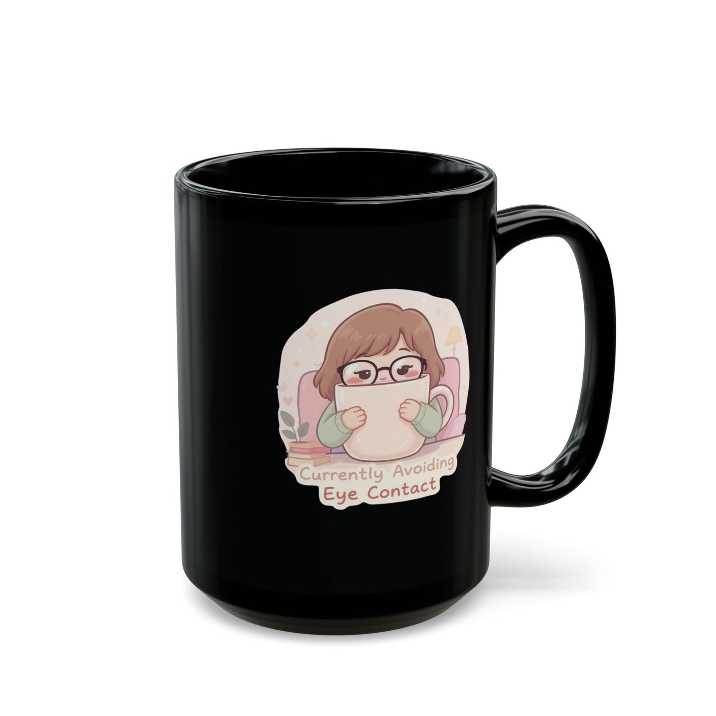 Currently Avoiding Eye Contact Mug