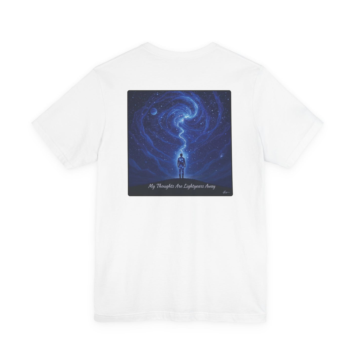 My Thoughts Are Lightyears Away – Cosmic Reflection Tee