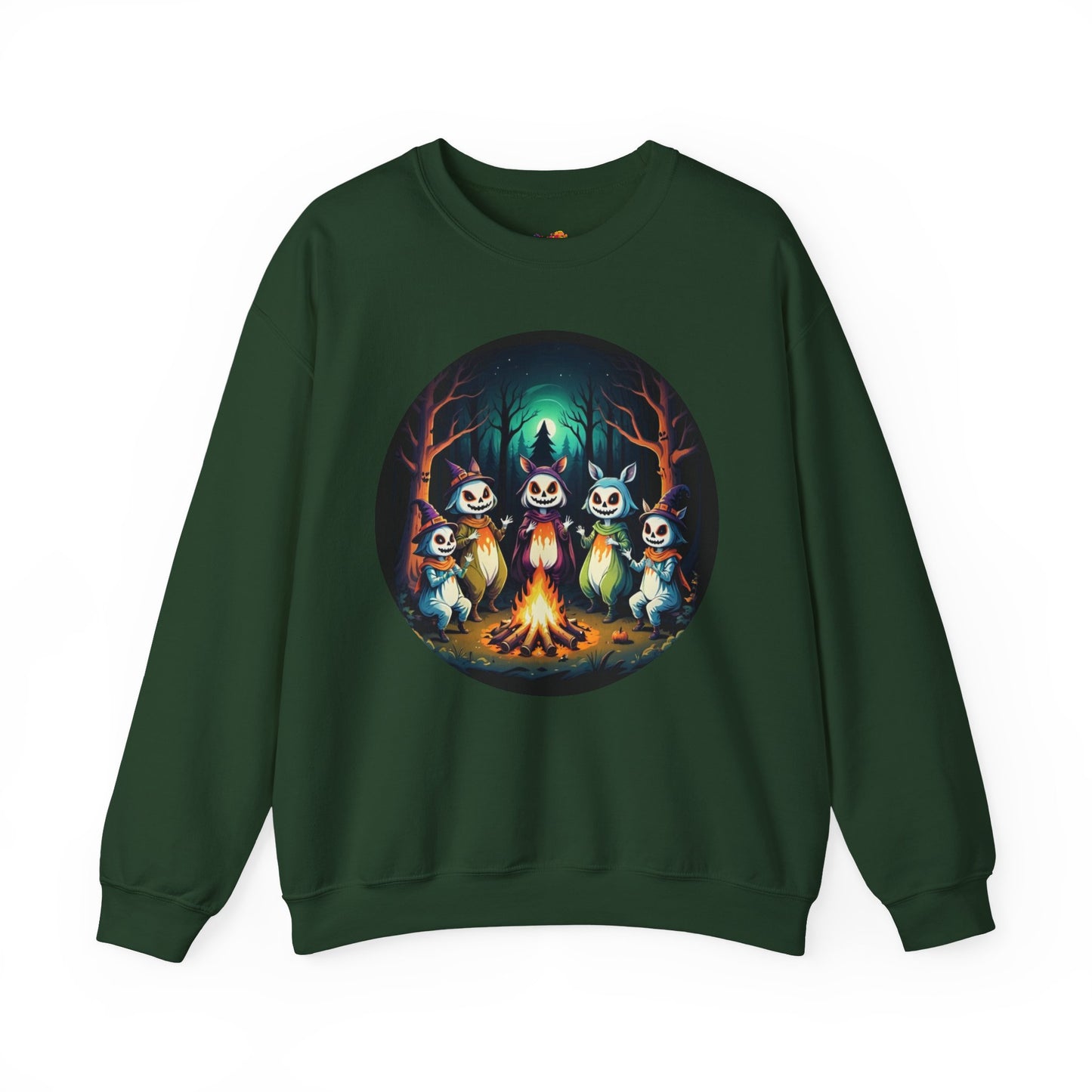 Enchanted Gathering Tee – Whimsical Forest Spirits Halloween Shirt