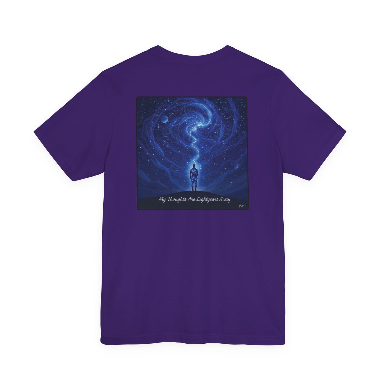 My Thoughts Are Lightyears Away – Cosmic Reflection Tee