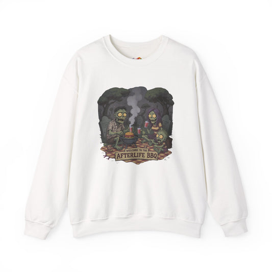 Afterlife BBQ Sweatshirt – Zombie Graveyard Picnic Shirt