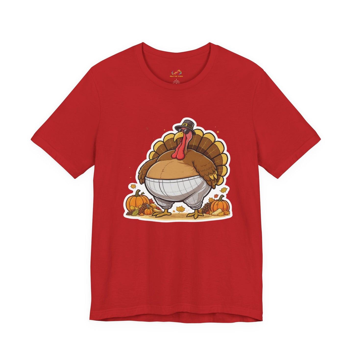 Gobble ‘Til You Wobble Tee – Funny Thanksgiving Turkey Shirt