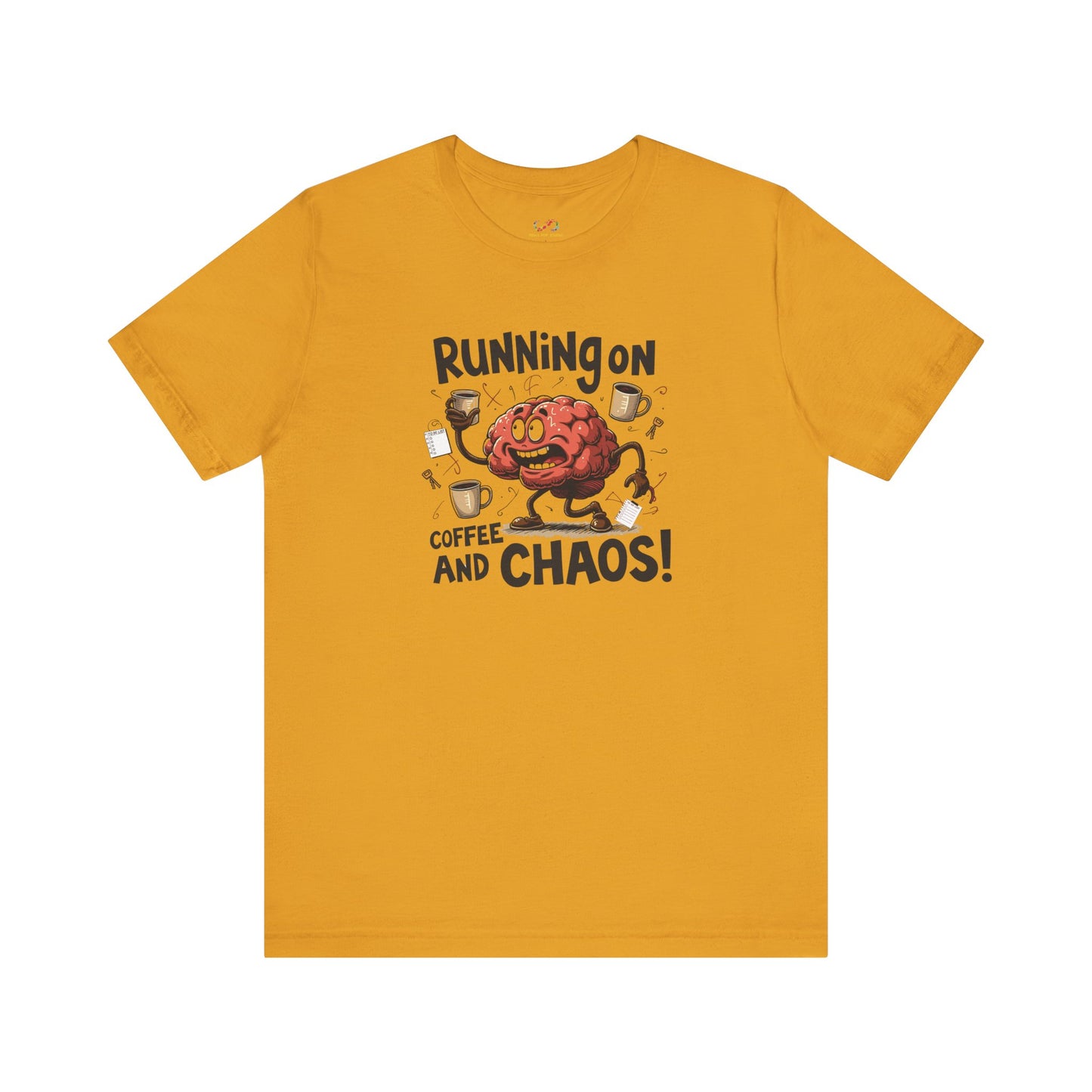 Coffee & Chaos Brain Tee