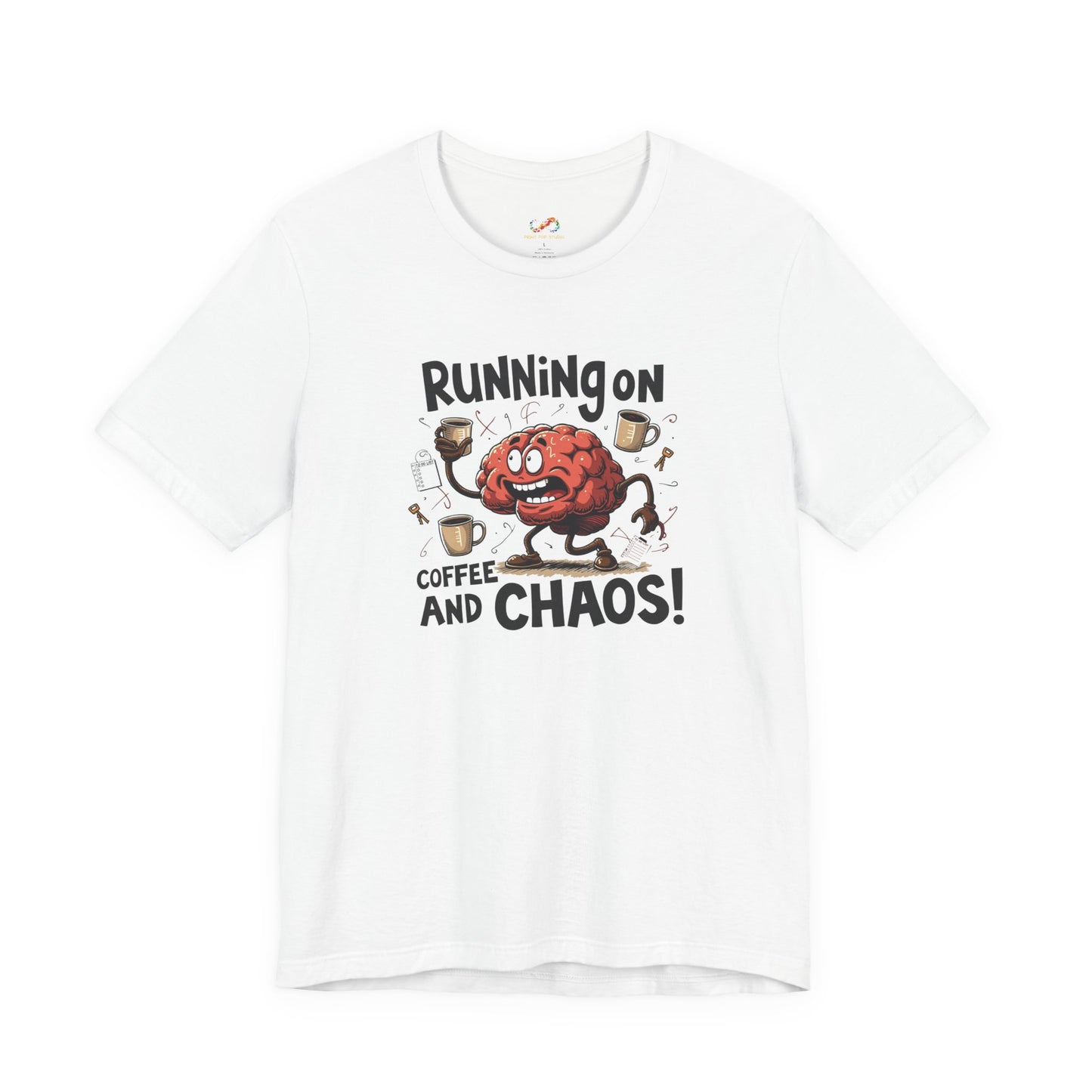 Coffee & Chaos Brain Tee