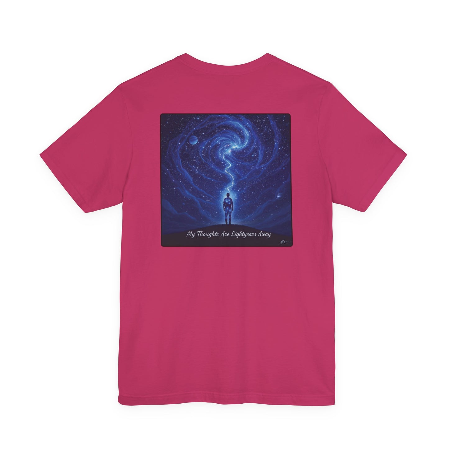 My Thoughts Are Lightyears Away – Cosmic Reflection Tee
