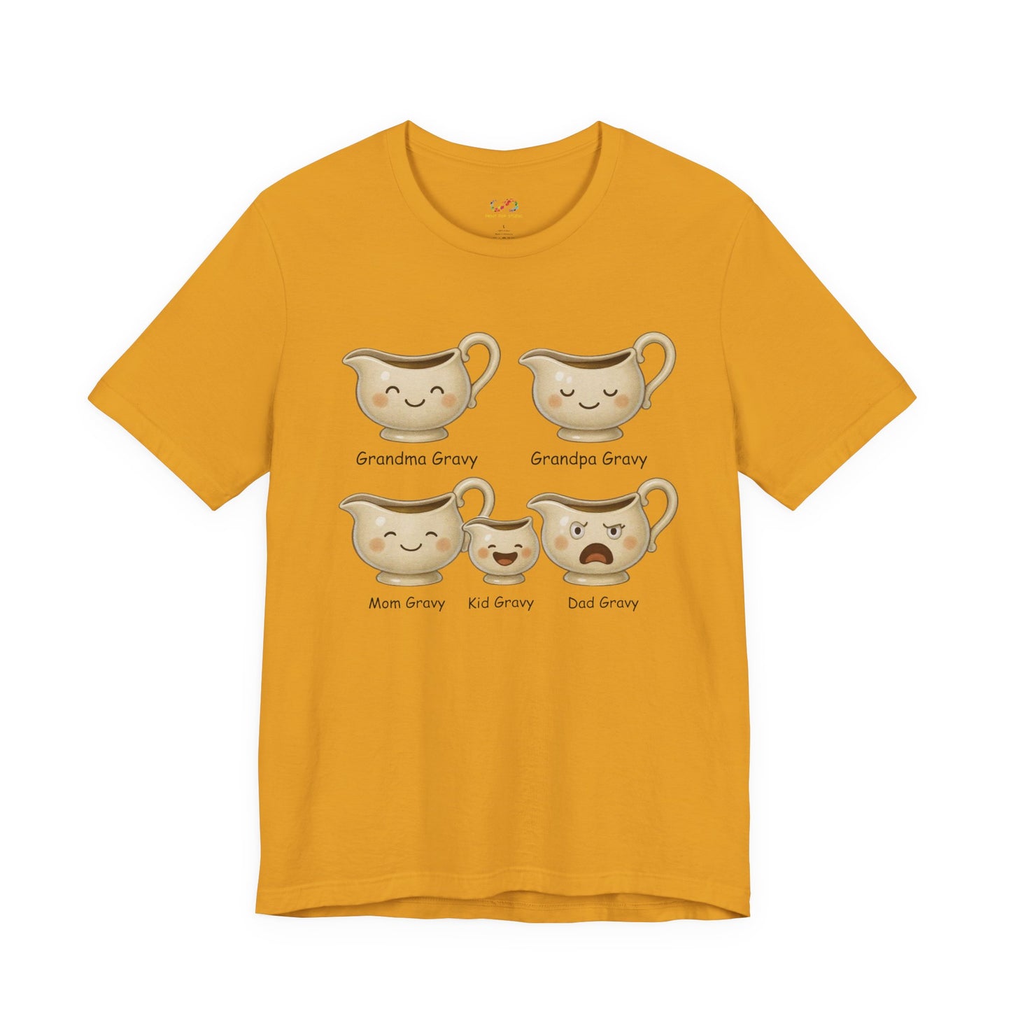 Gravy Squad Tee – Cute Family of Gravy Boats Graphic
