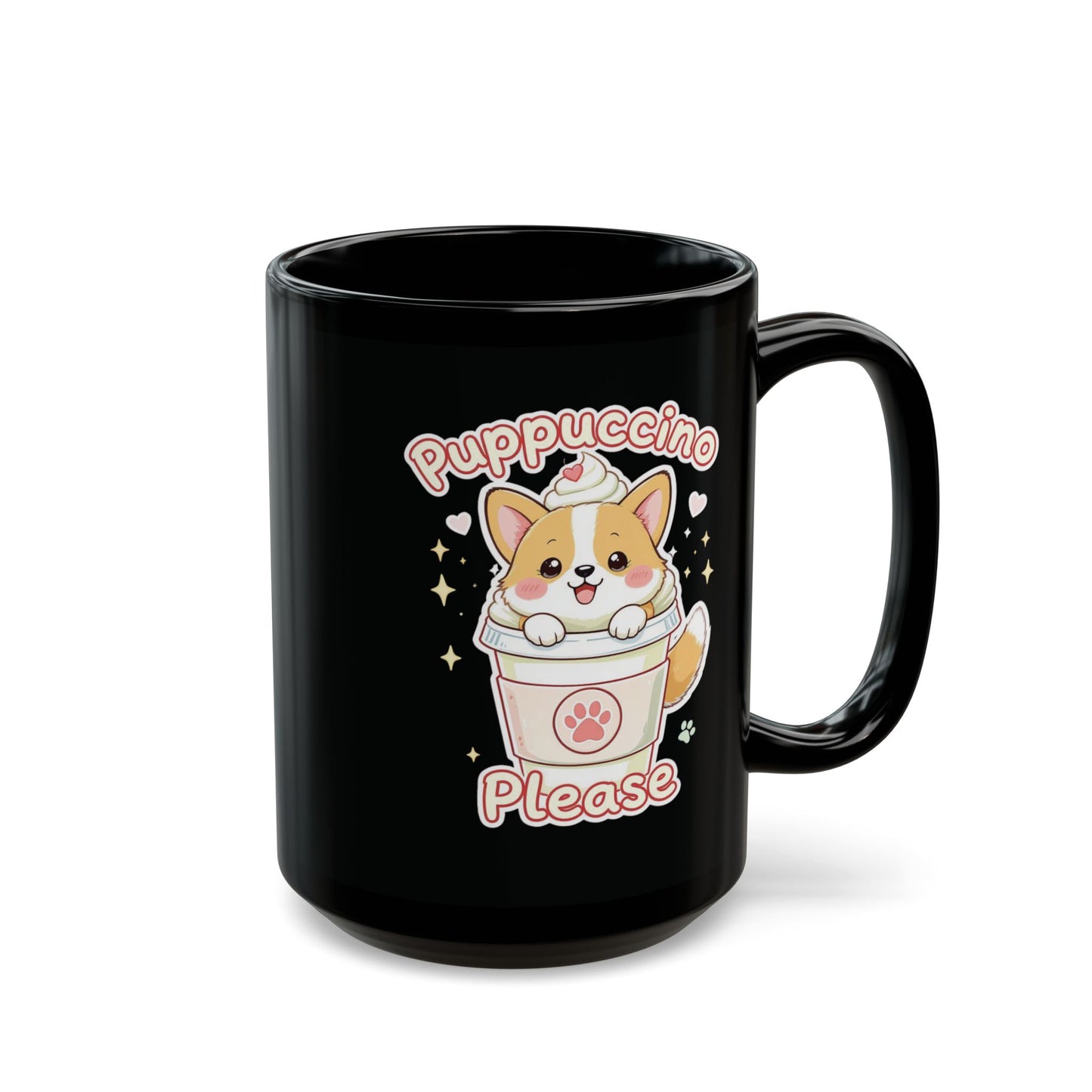 Puppuccino, Please — Kawaii Corgi Mug