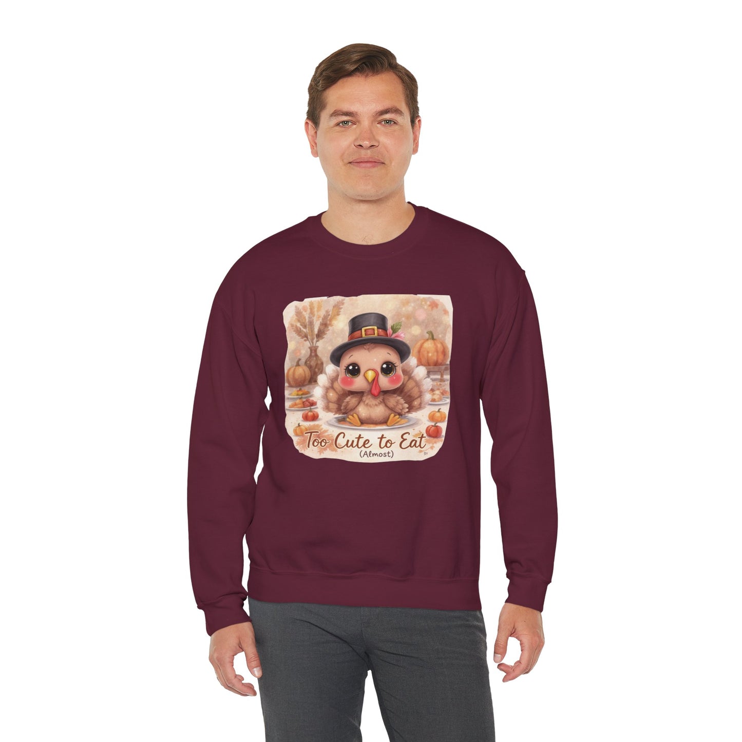 Too Cute to Eat (Almost) Toddler & Kids Thanksgiving Tee