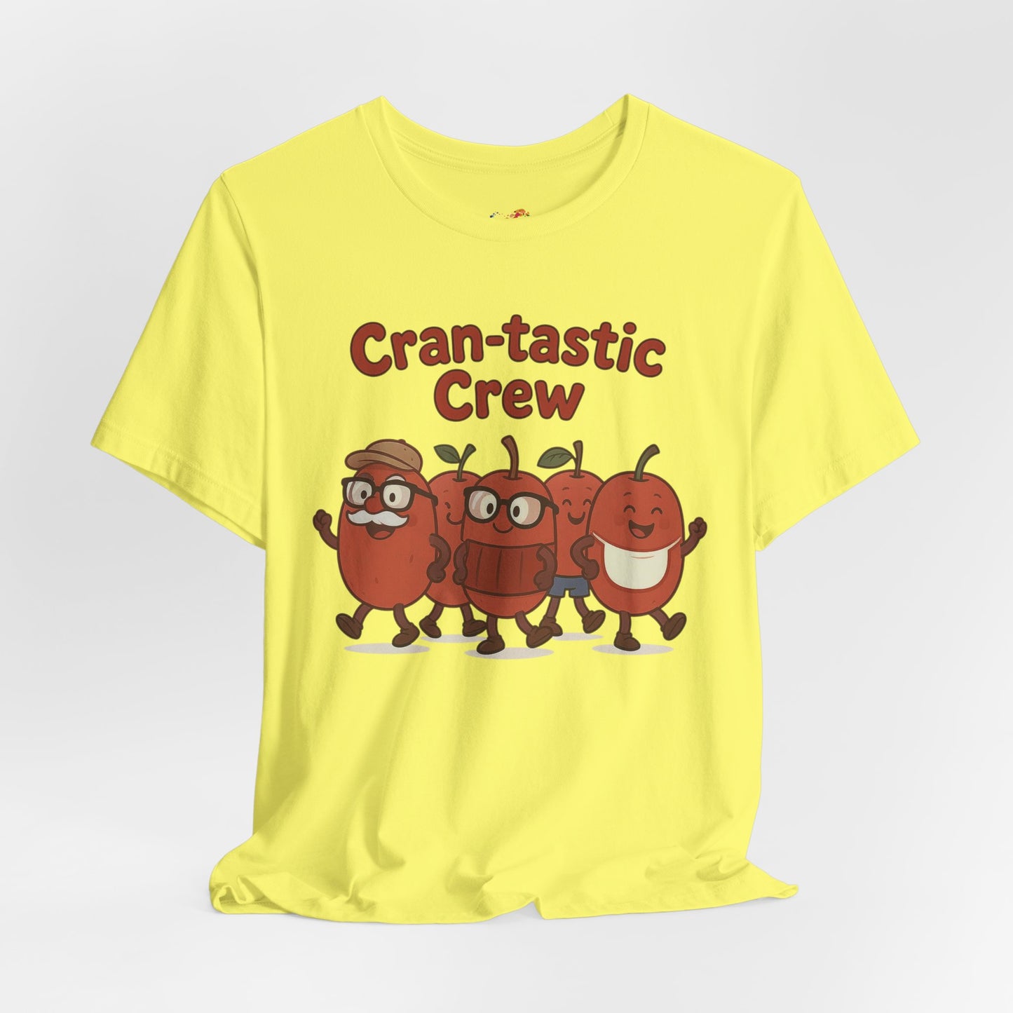 Cran-tastic Crew Tee – Cute Dancing Cranberry Thanksgiving Shirt