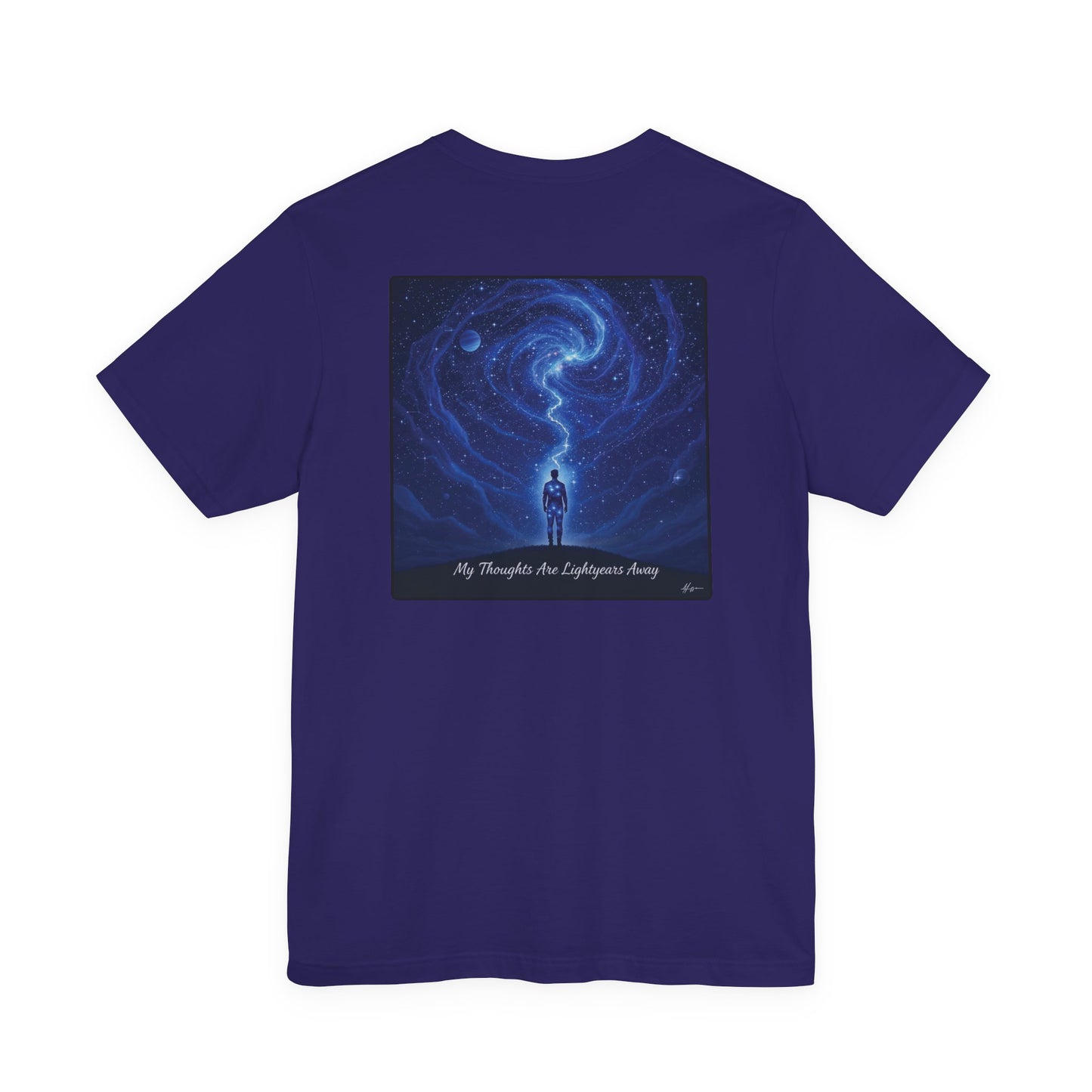 My Thoughts Are Lightyears Away – Cosmic Reflection Tee