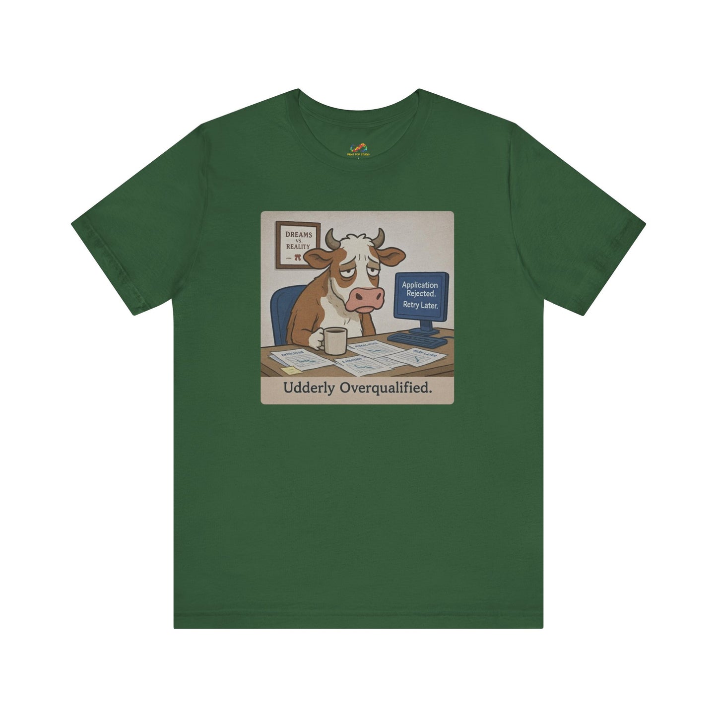 Crushed Ambition Cow Tee