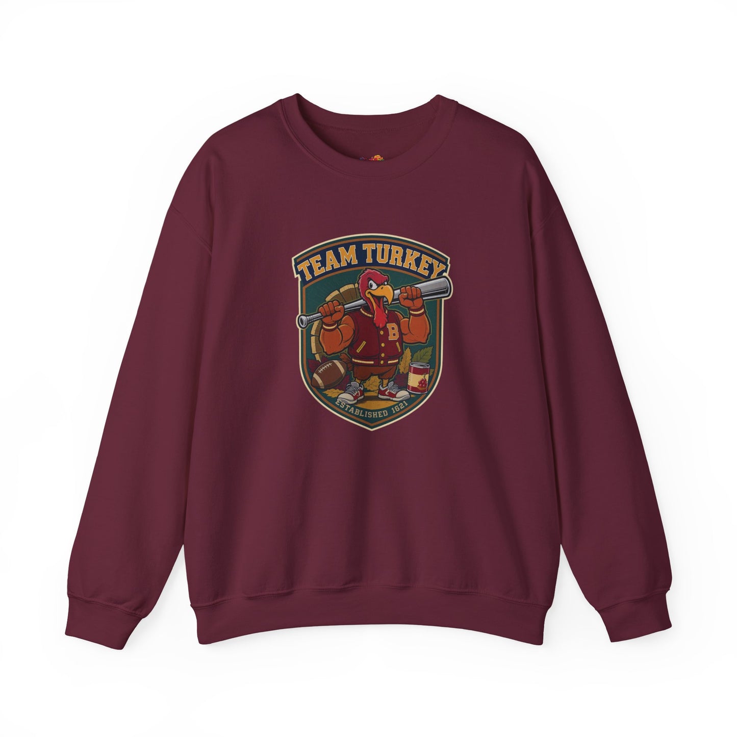 Team Turkey Sweatshirt – Varsity Thanksgiving Edition
