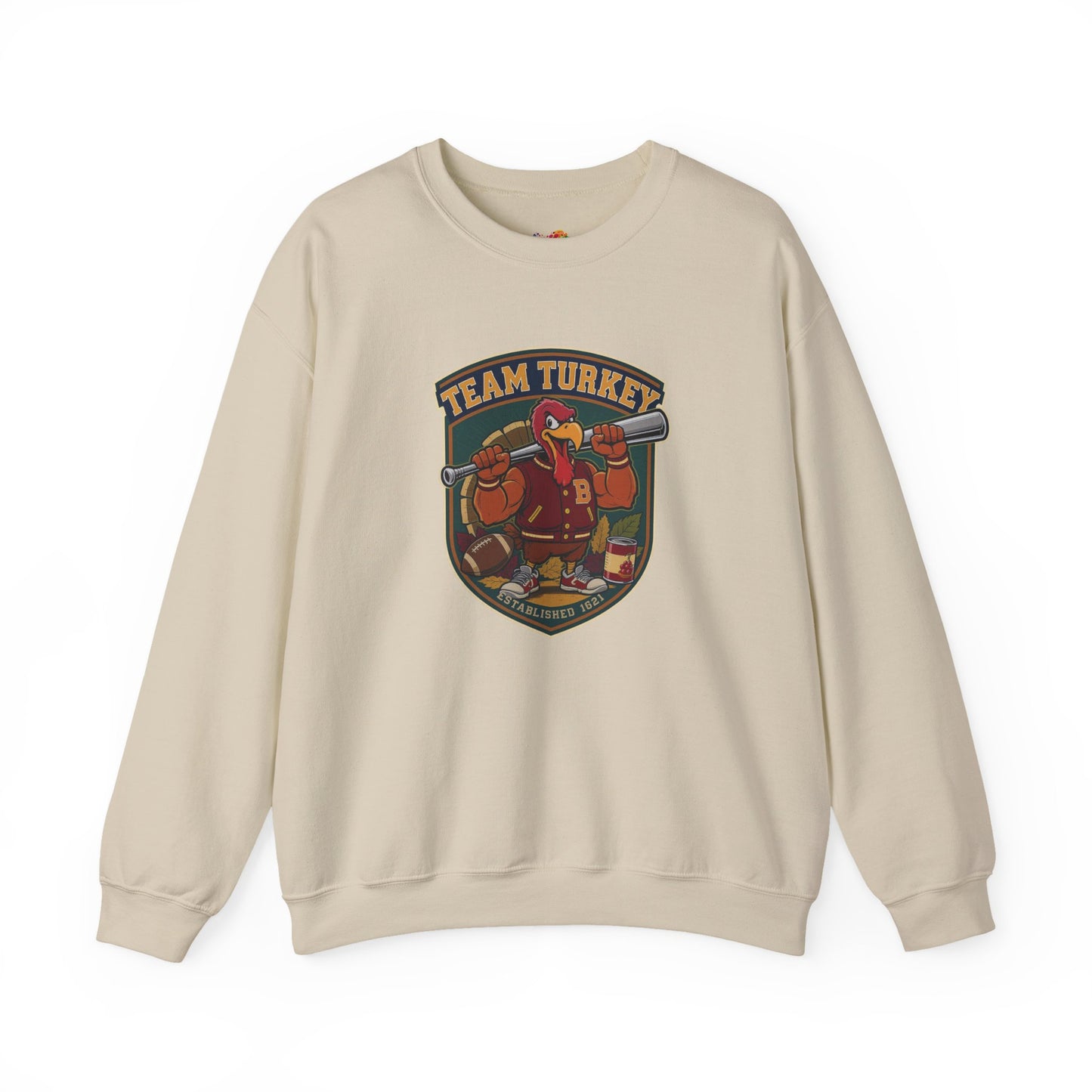 Team Turkey Sweatshirt – Varsity Thanksgiving Edition