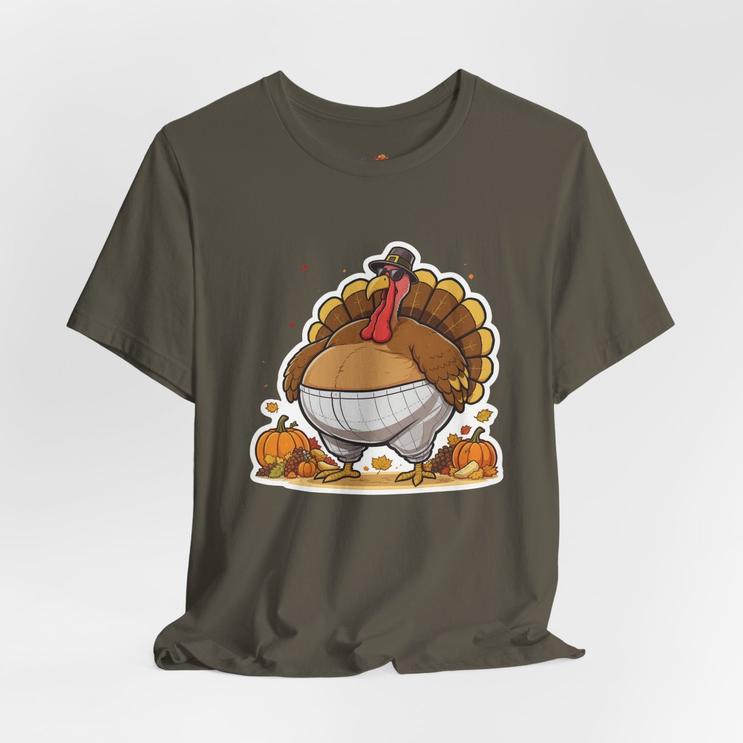 Gobble ‘Til You Wobble Tee – Funny Thanksgiving Turkey Shirt